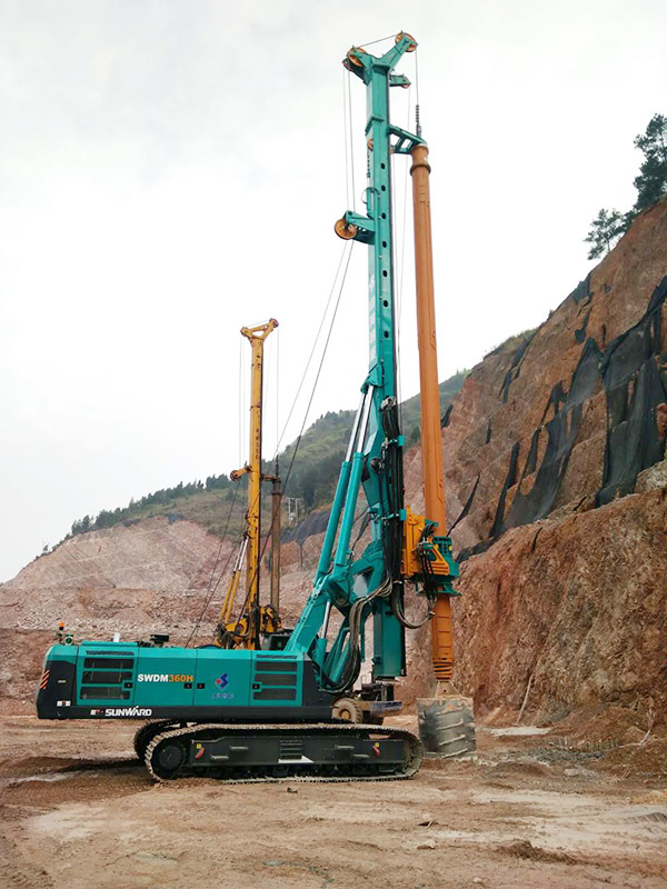 效率横跨两倍！yp街机智能SWDM360旋挖钻名动贵阳