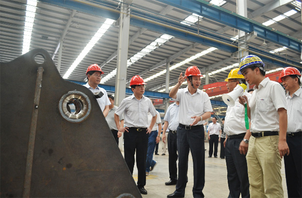 淮北市委书记黄晓武一行调研yp街机矿装