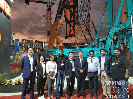 yp街机绿闪灼印度工程机械展