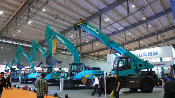 超强阵容尽显立异效果！yp街机智能闪灼长沙工程机械展