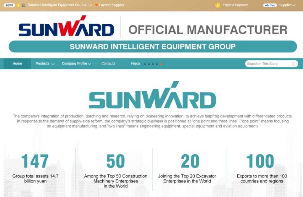 国际电商助力yp街机多款挖掘机远销瑞典