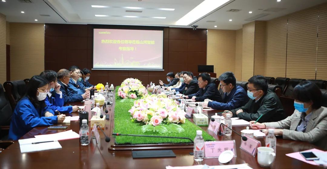 宁夏工信厅副厅长张伟一行调研yp街机智能