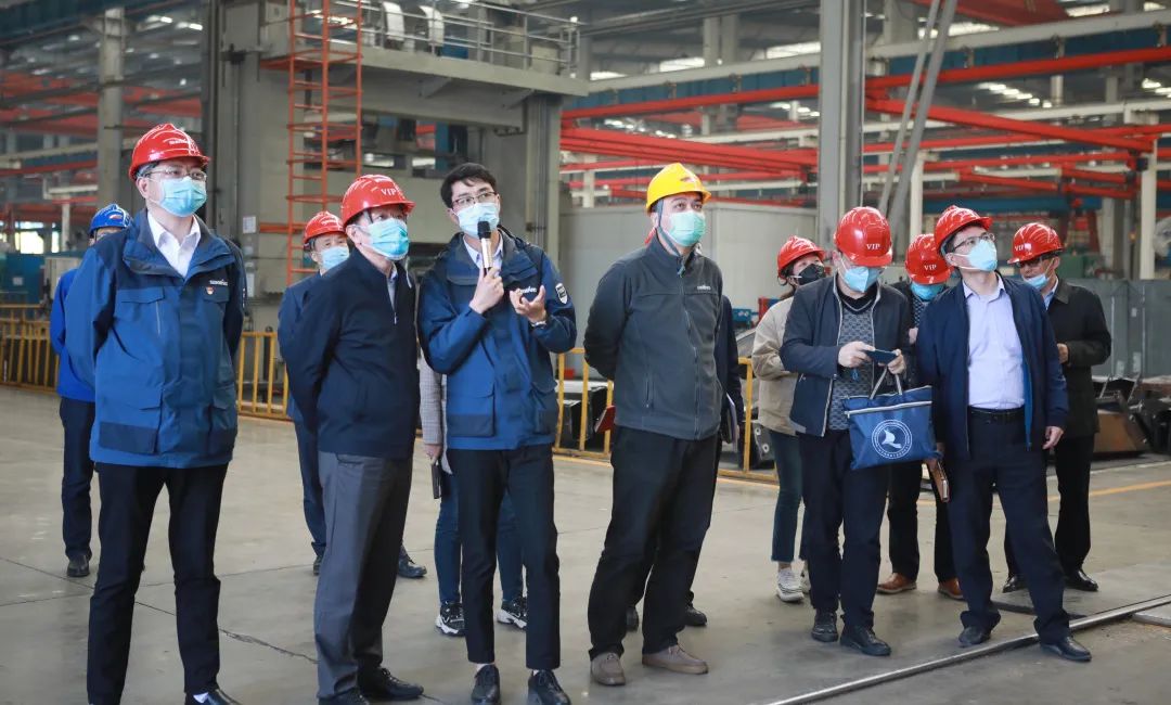 宁夏工信厅副厅长张伟一行调研yp街机智能