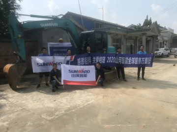 感恩相伴 关爱相随——yp街机智能效劳万里行效劳湖南