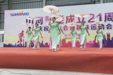 yp街机智能举行21周年庆祝表扬会暨意见意义运动会