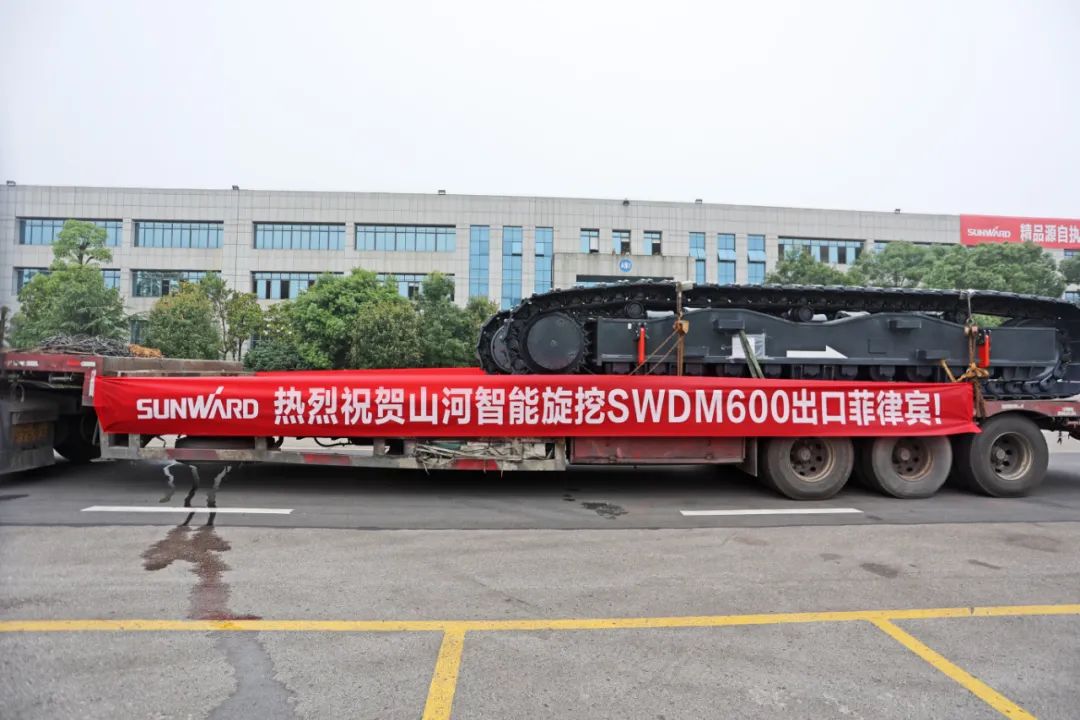 yp街机智能最大旋挖钻机出口菲律宾，，，，，开启拓展外洋市场新篇章