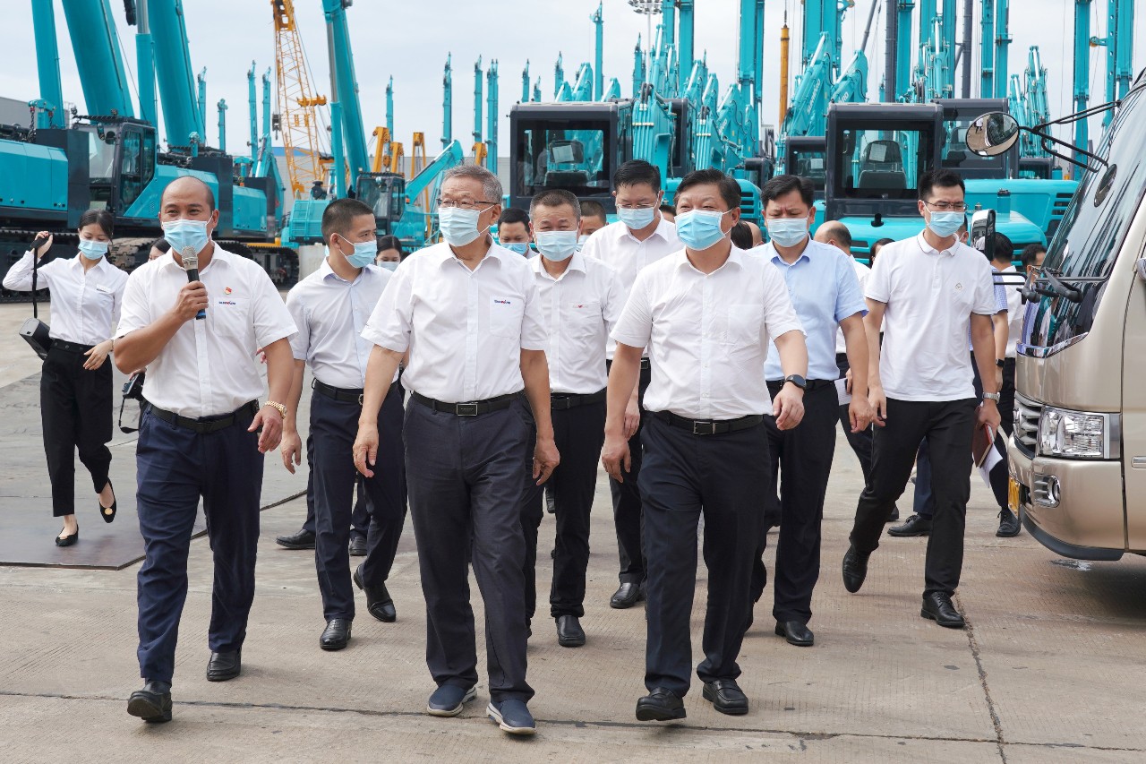 长沙县委书记付旭明调研yp街机智能