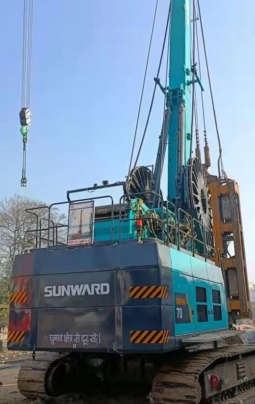 谢谢信！yp街机智能SWHG70液压抓斗助力外洋基础施工获肯定