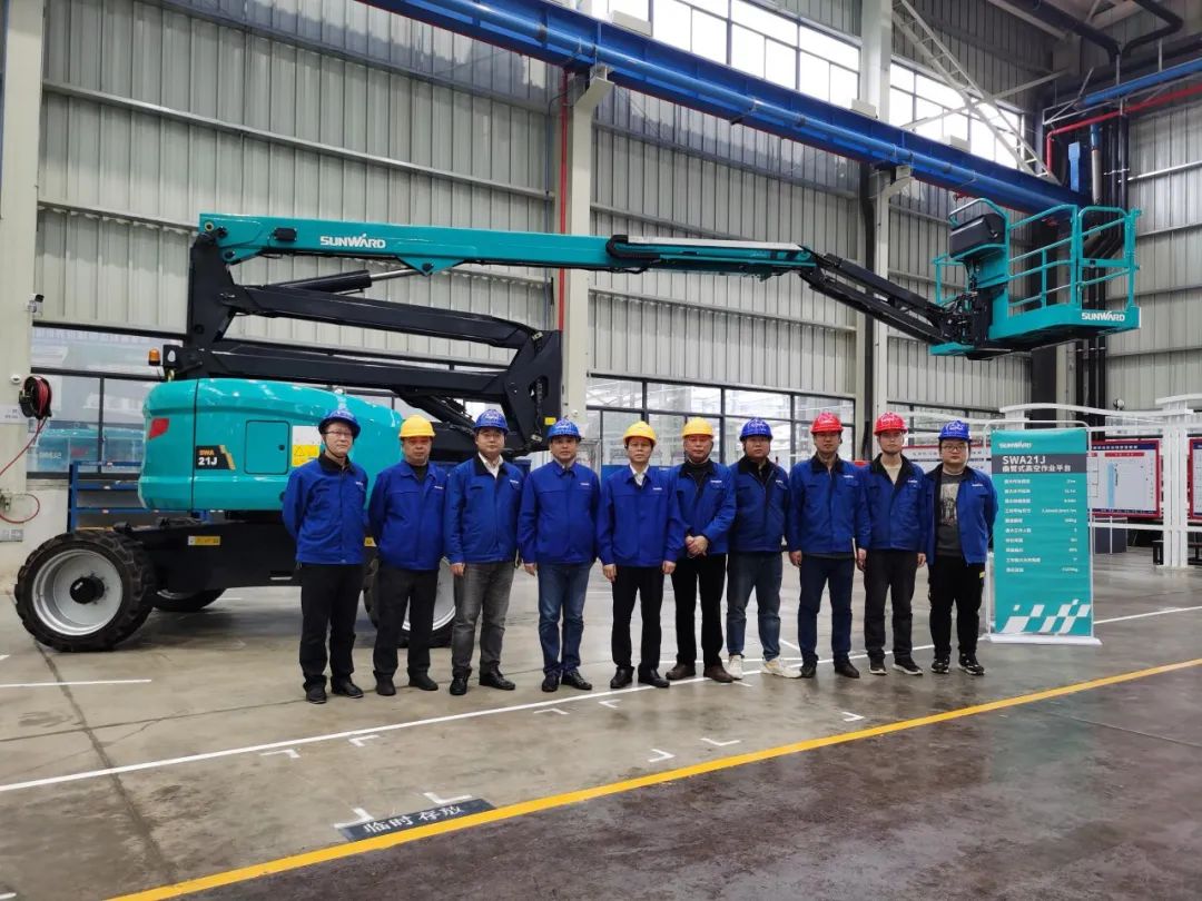 行业同级别产品之最！yp街机智能又一款曲臂式高空作业平台乐成下线