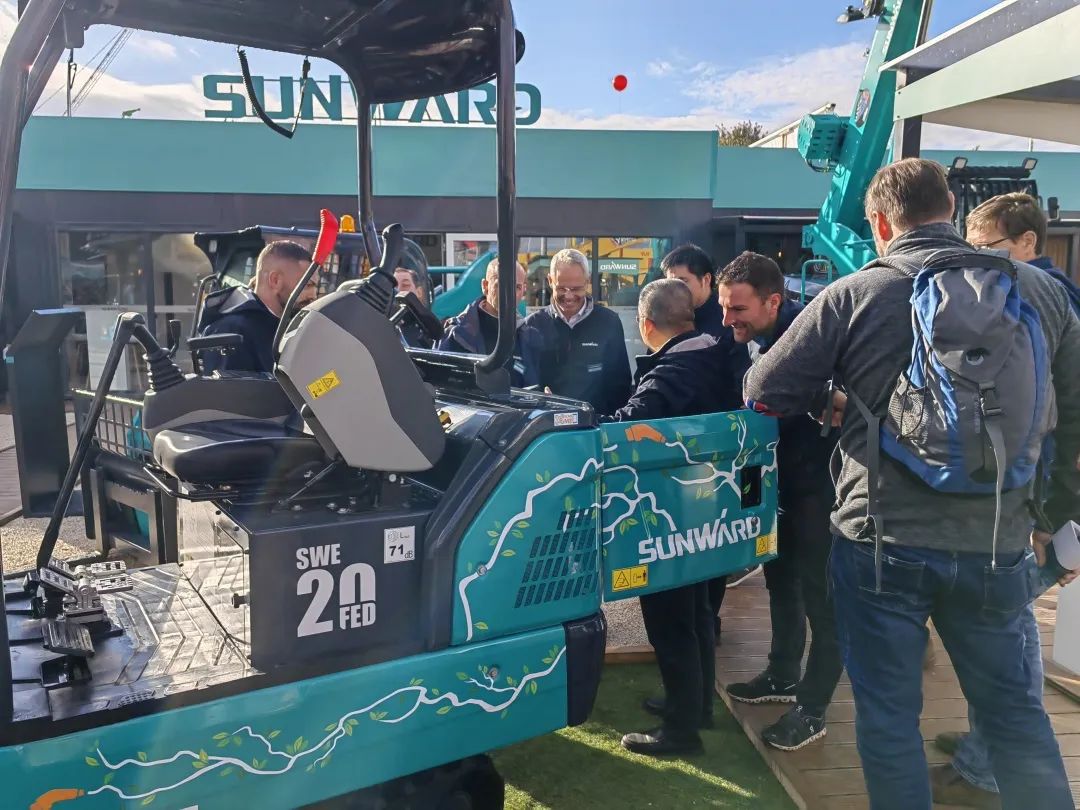 Bauma 2022 | 一连加码欧洲高端市场，，，，，，“yp街机绿”闪灼德国慕尼黑