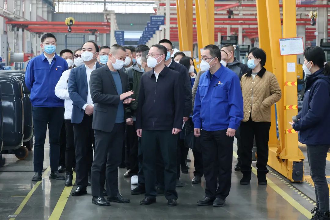 彭涛副市长督导yp街机智能清静生产事情、开展新春慰问