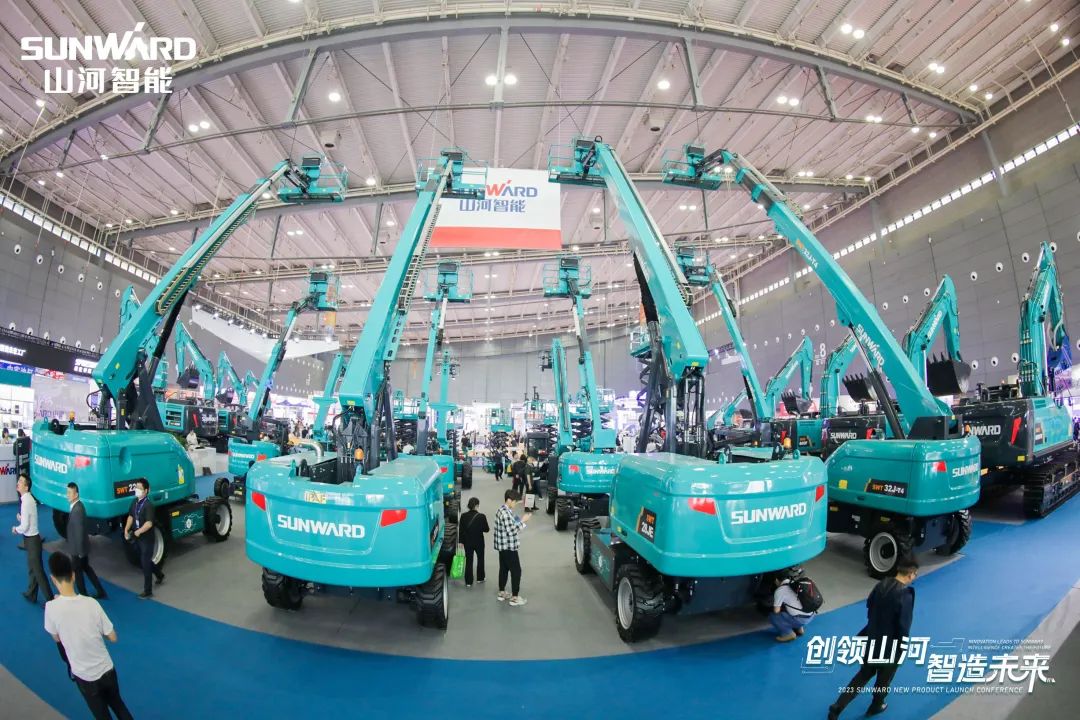 聚焦电动化、智能化！yp街机智能全系列高空机械产品亮相长沙展