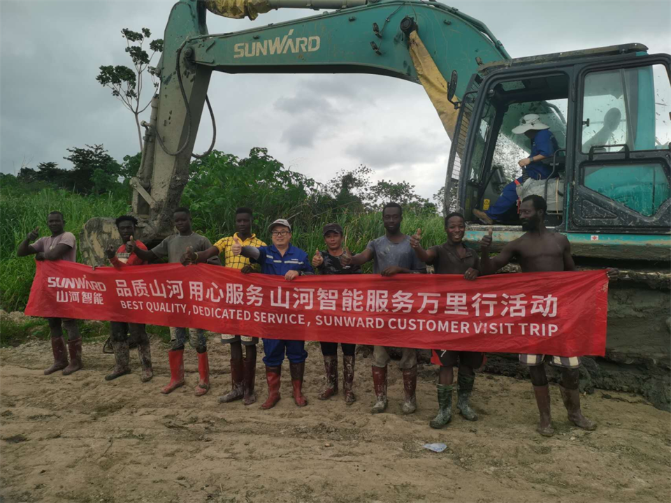 品质yp街机，，，，专心折务！yp街机智能效劳万里行活动走进非洲加纳