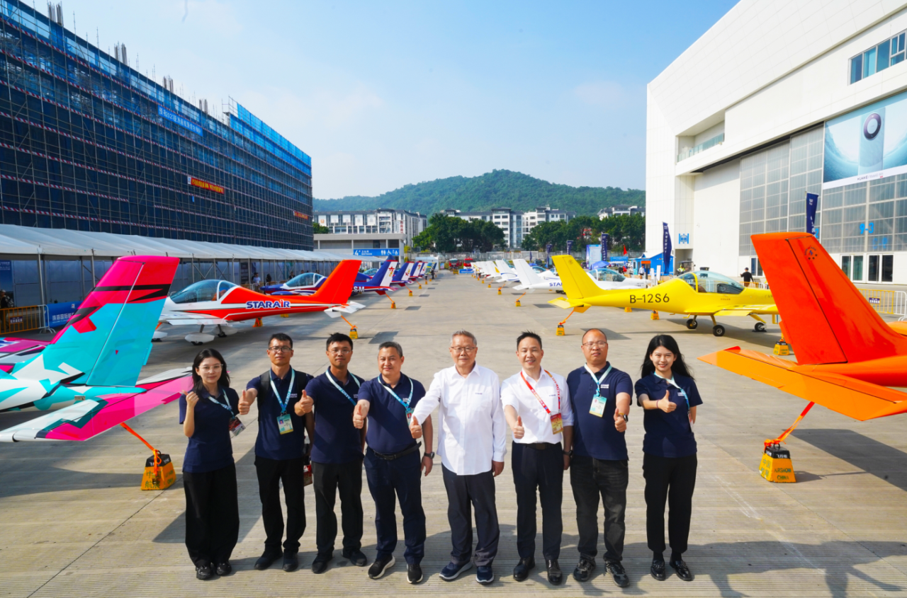 央媒聚焦！一起见证首届亚洲通用航空展上的yp街机风范