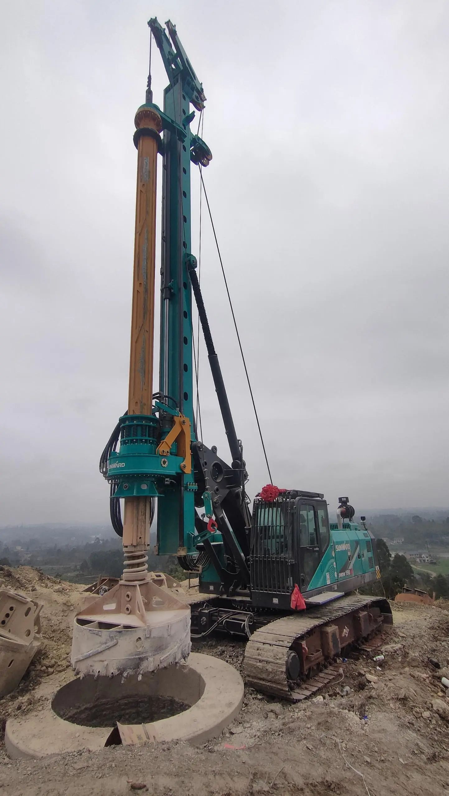 一连火热交付！yp街机智能SWDM190JN旋挖钻机备受天下各地客户青睐