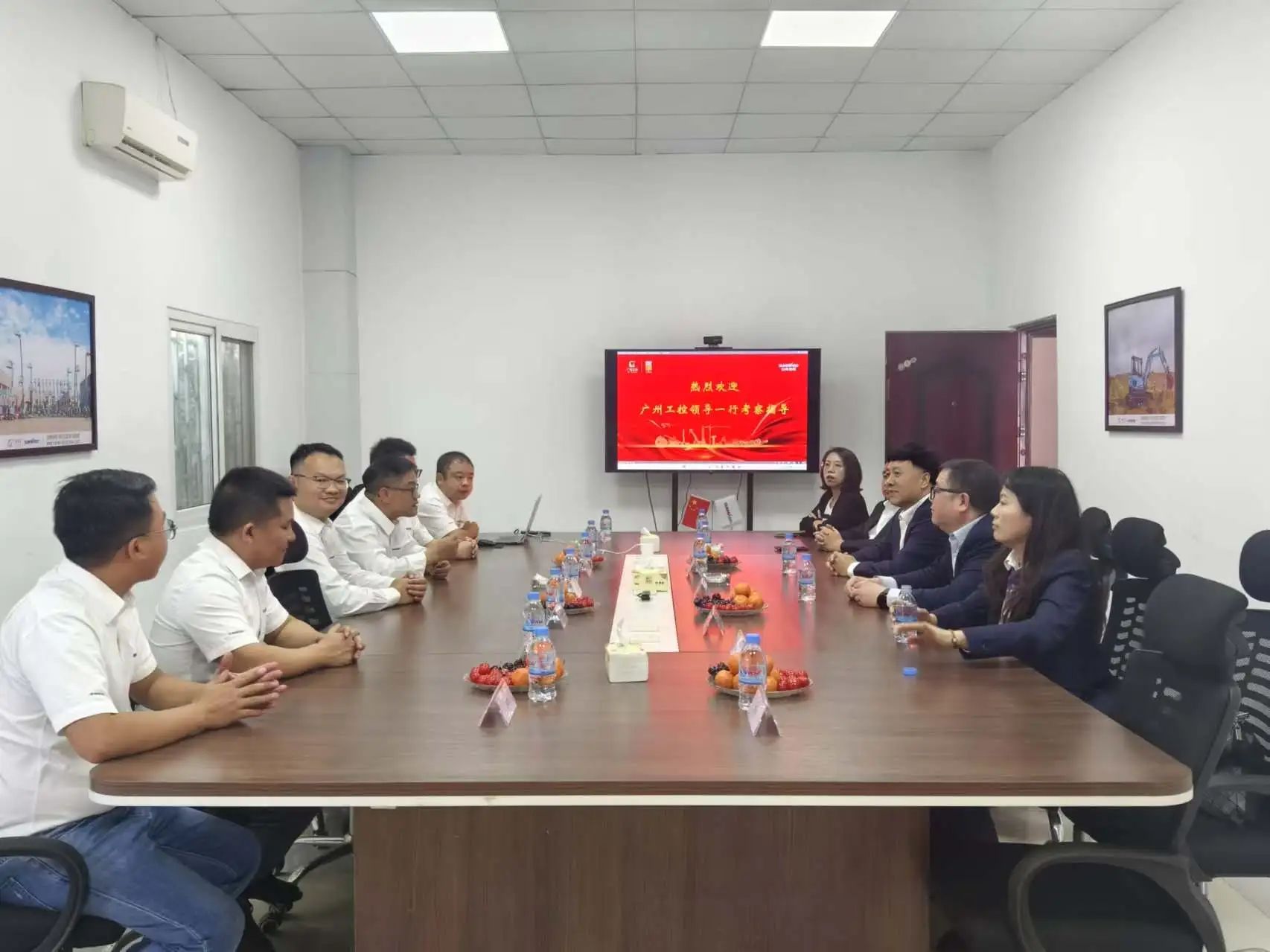 广州工控集团党委书记、董事长景广军率队考察yp街机智能柬埔寨子公司