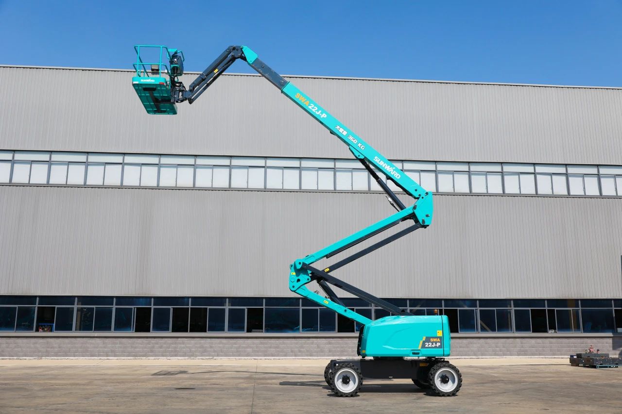 手艺新标杆！yp街机智能SWA22J-P柴动曲臂式高空作业平台下线！